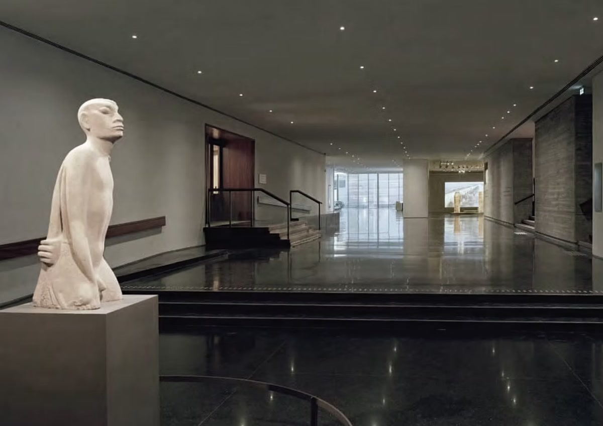 Renovated gallery interior at the Israel Museum