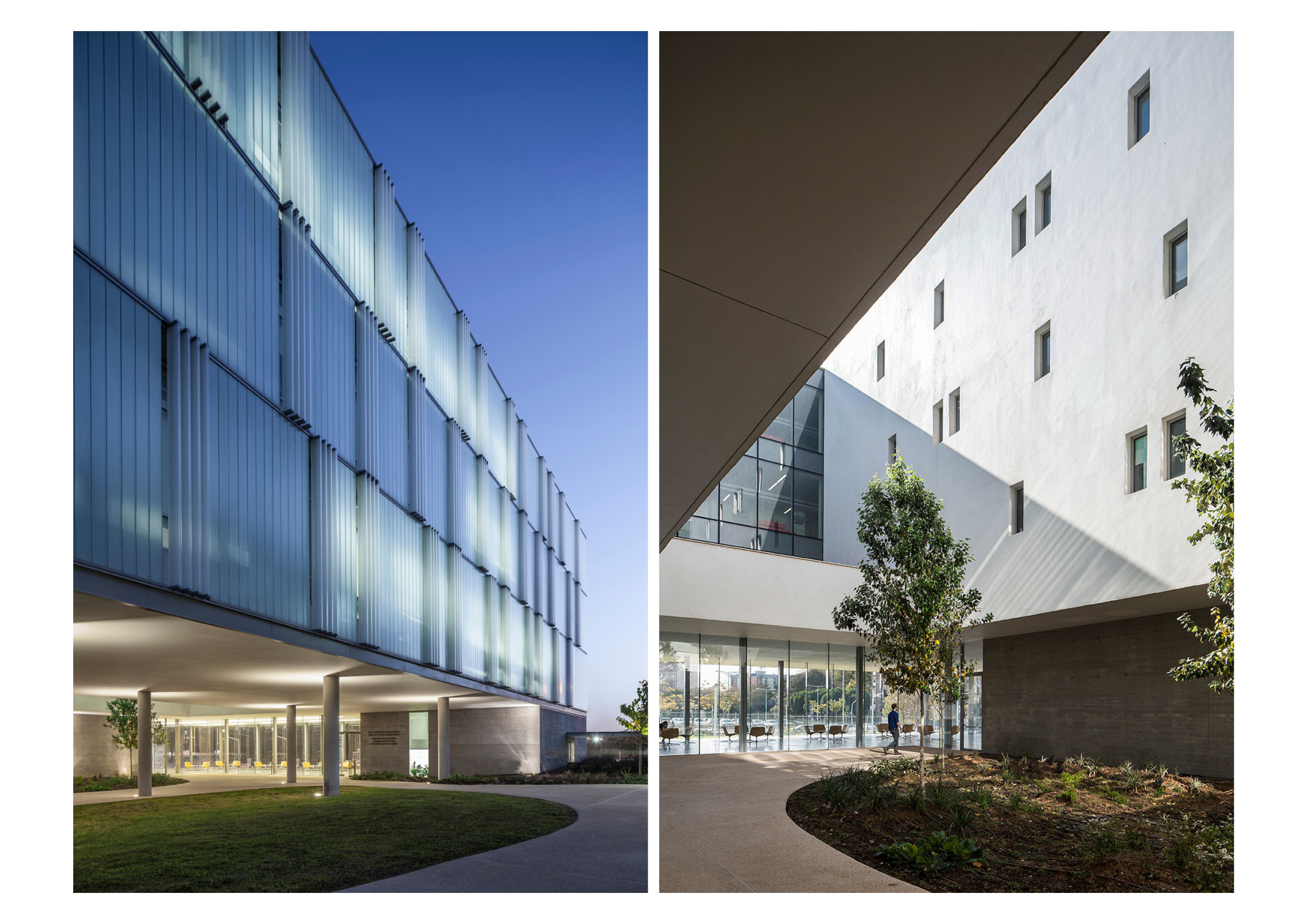 NIBN exterior and courtyard views